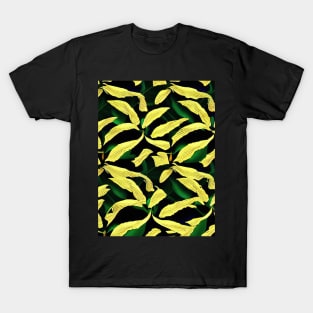 Creative pattern with tropical leaves T-Shirt